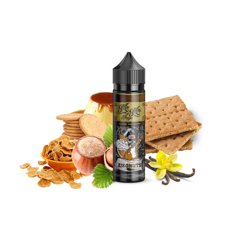 Zikonuts Mr & Mrs Vape 50ml Zikonuts Mr & Mrs Vape 50ml