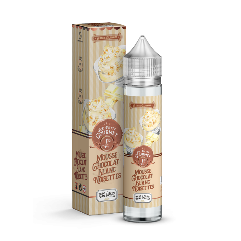 Mousse Chocolat Blanc Noisettes Le Petit Gourmet Savourea 50ml Mousse Chocolat Blanc Noisettes Le Petit Gourmet Savourea 50ml
