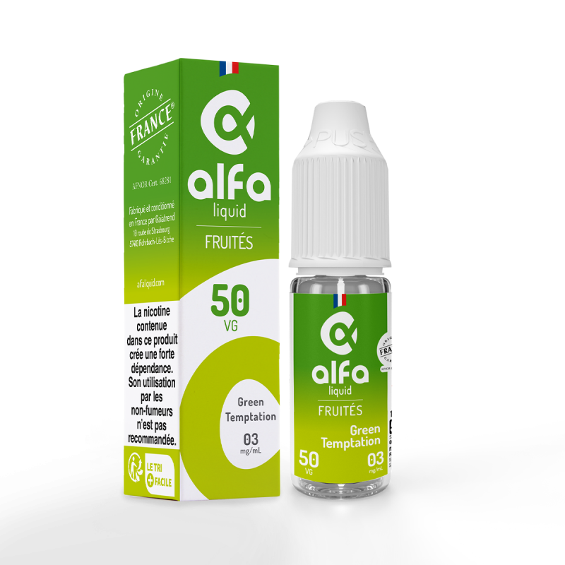 Green Temptation Alfaliquid 10ml Green Temptation Alfaliquid 10ml