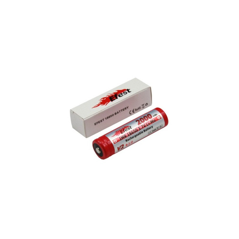 Accus 18650 2000 mah Efest